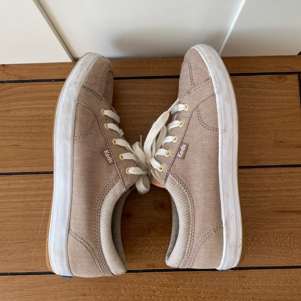 KEDS Beige Sneakers Dream Foam Memory Shoes Women's Size US 6 - Picture 4 of 9